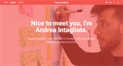 Desktop Screenshot of andreaintagliata.it